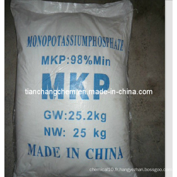 Teneur en phosphate mono-potassium 99% MKP 00-52-34